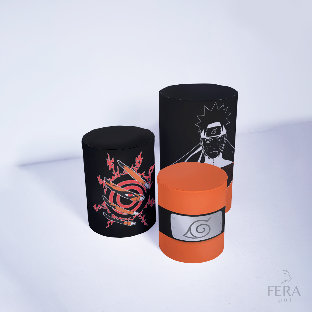 Kit Capa Cilindros + Capa Painel Ninja Laranja Sublimado