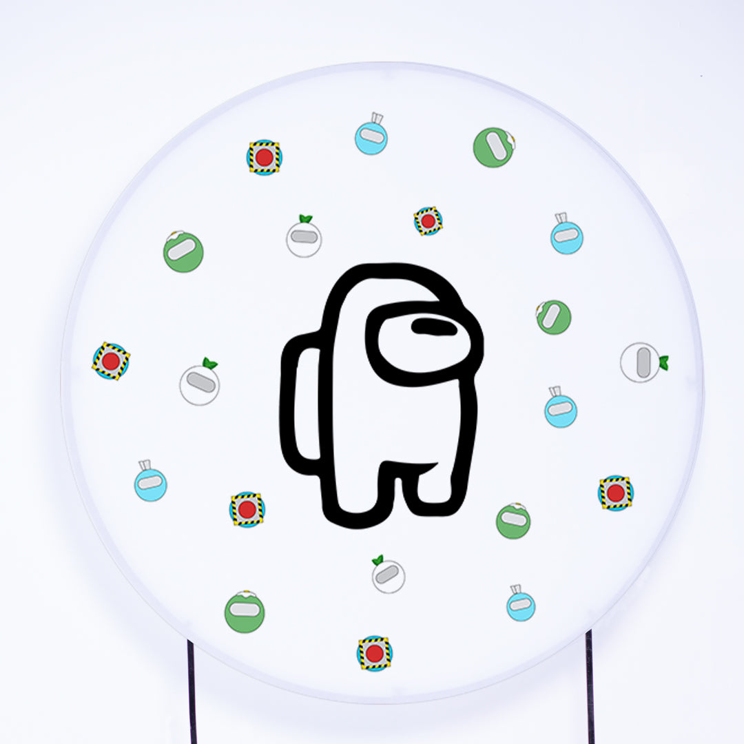 Painel Redondo Game Espacial Sublimado