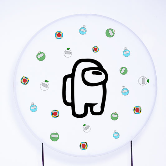 Painel Redondo Game Espacial Sublimado