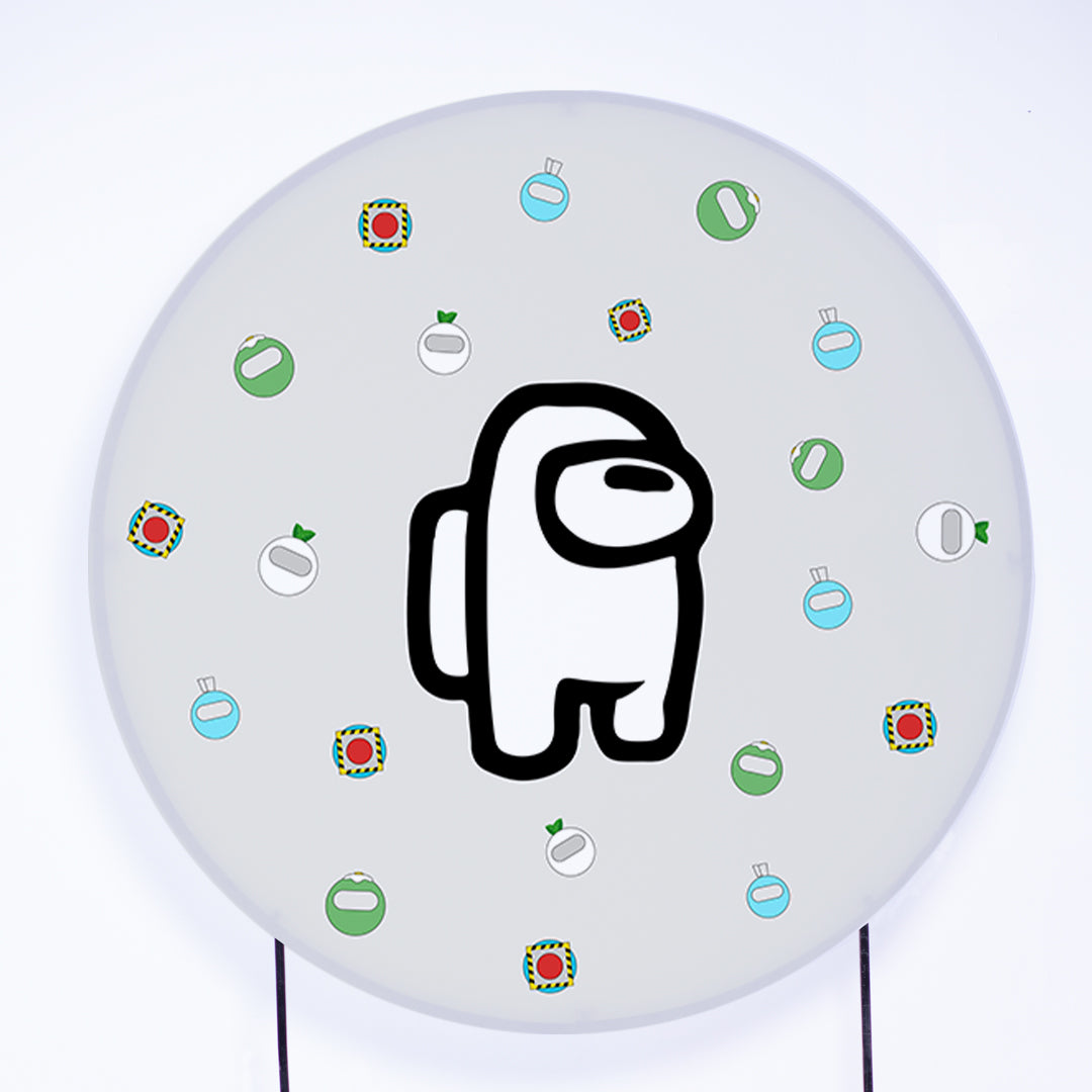 Painel Redondo Game Espacial Sublimado