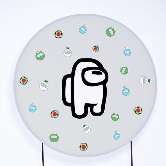 Painel Redondo Game Espacial Sublimado