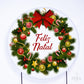Painel Redondo Feliz Natal Sublimado