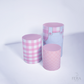 Kit Capa Cilindros + Capa Painel Páscoa Rosa Sublimado