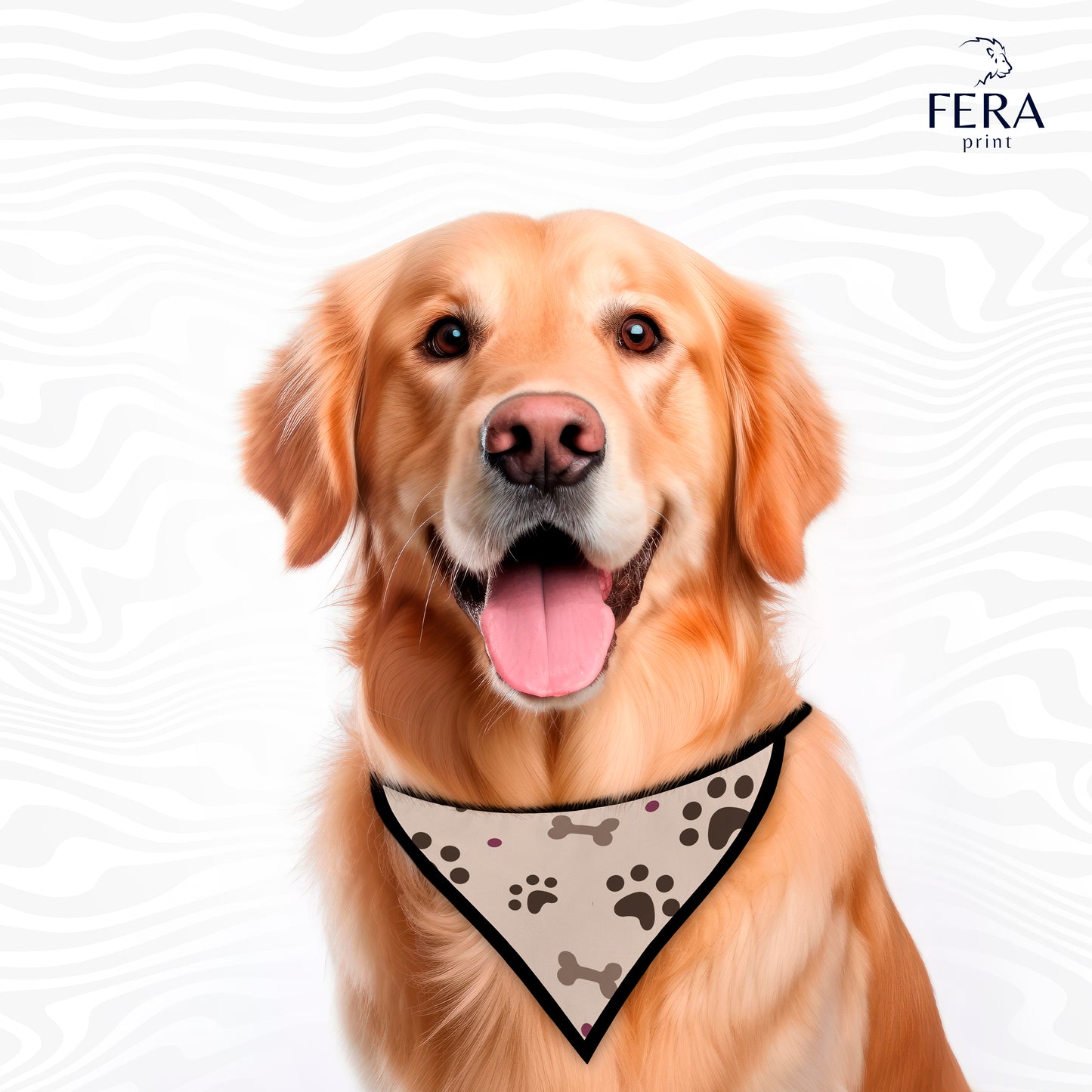 Bandana Sublimada para Pet Shop