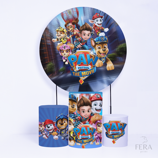 Kit Capa Cilindros + Capa Painel Patrulha Azul Sublimado