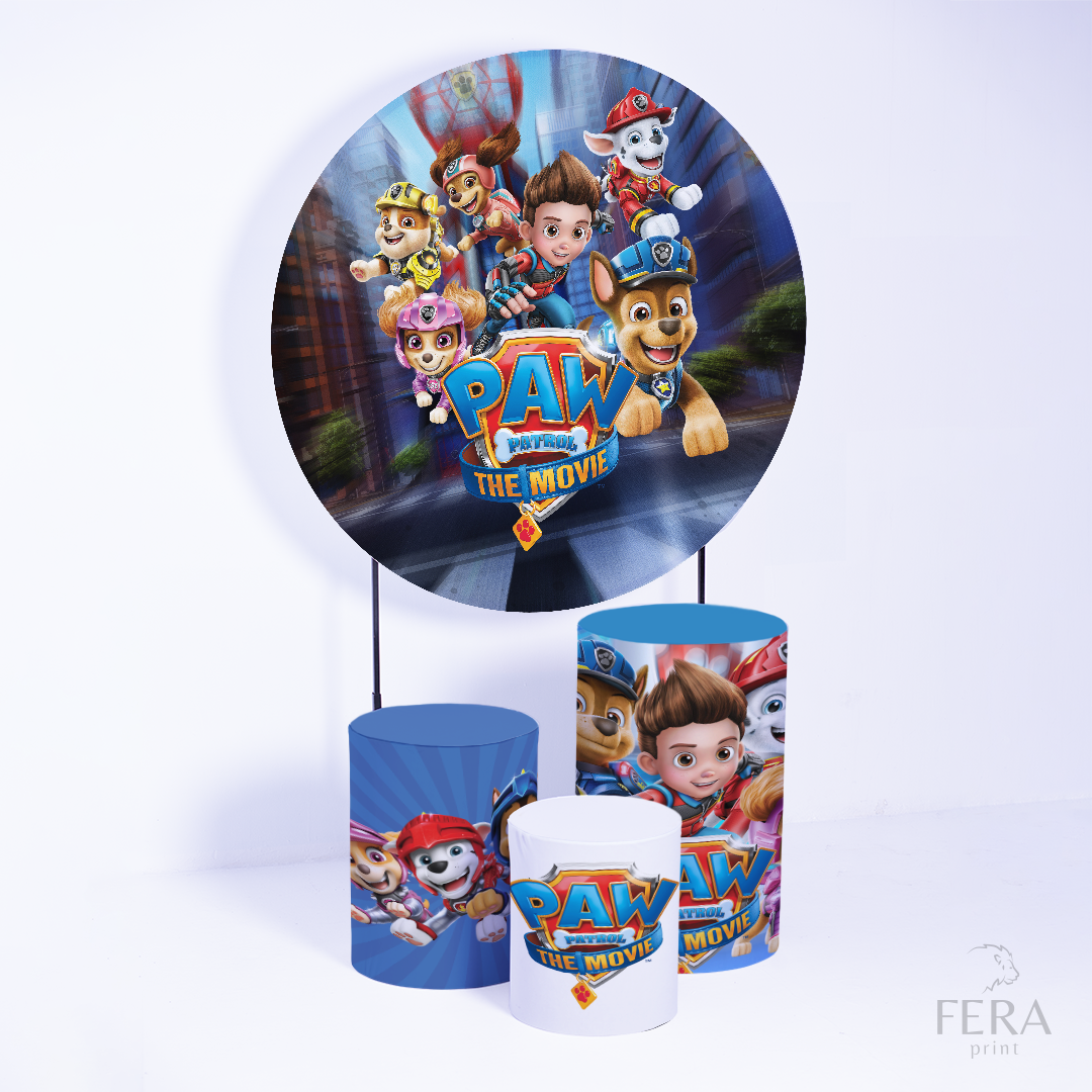 Kit Capa Cilindros + Capa Painel Patrulha Azul Sublimado