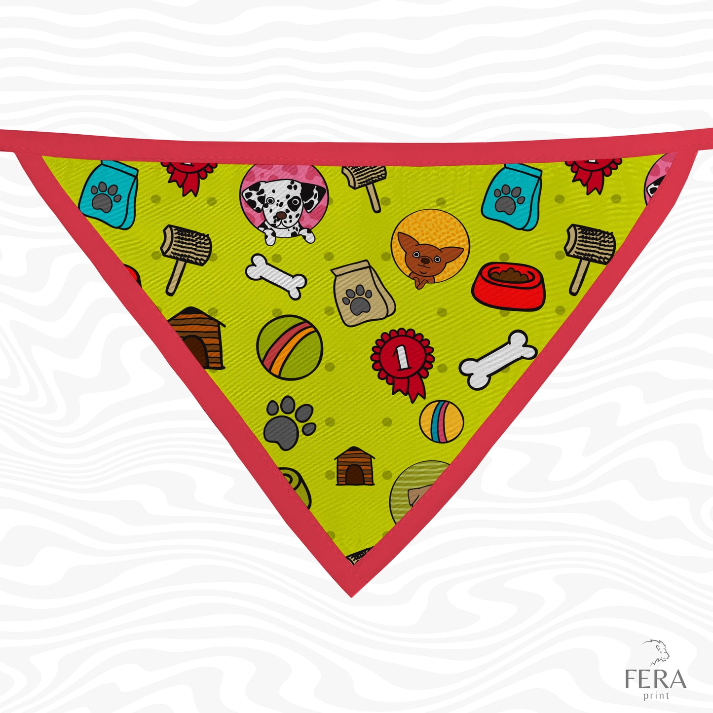 Bandana Sublimada para Pet Shop