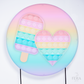 Painel Redondo Pop It Colorido Candy Sublimado