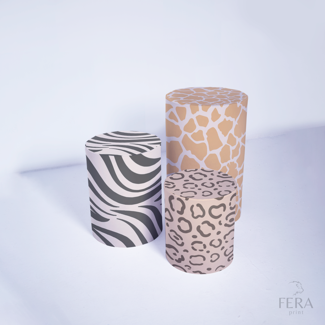 Kit Capa Cilindros + Capa Painel Safari Savana Sublimado