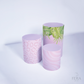 Kit Painéis + Trio Capa Cilindro Casado Safari Rosa Sublimado