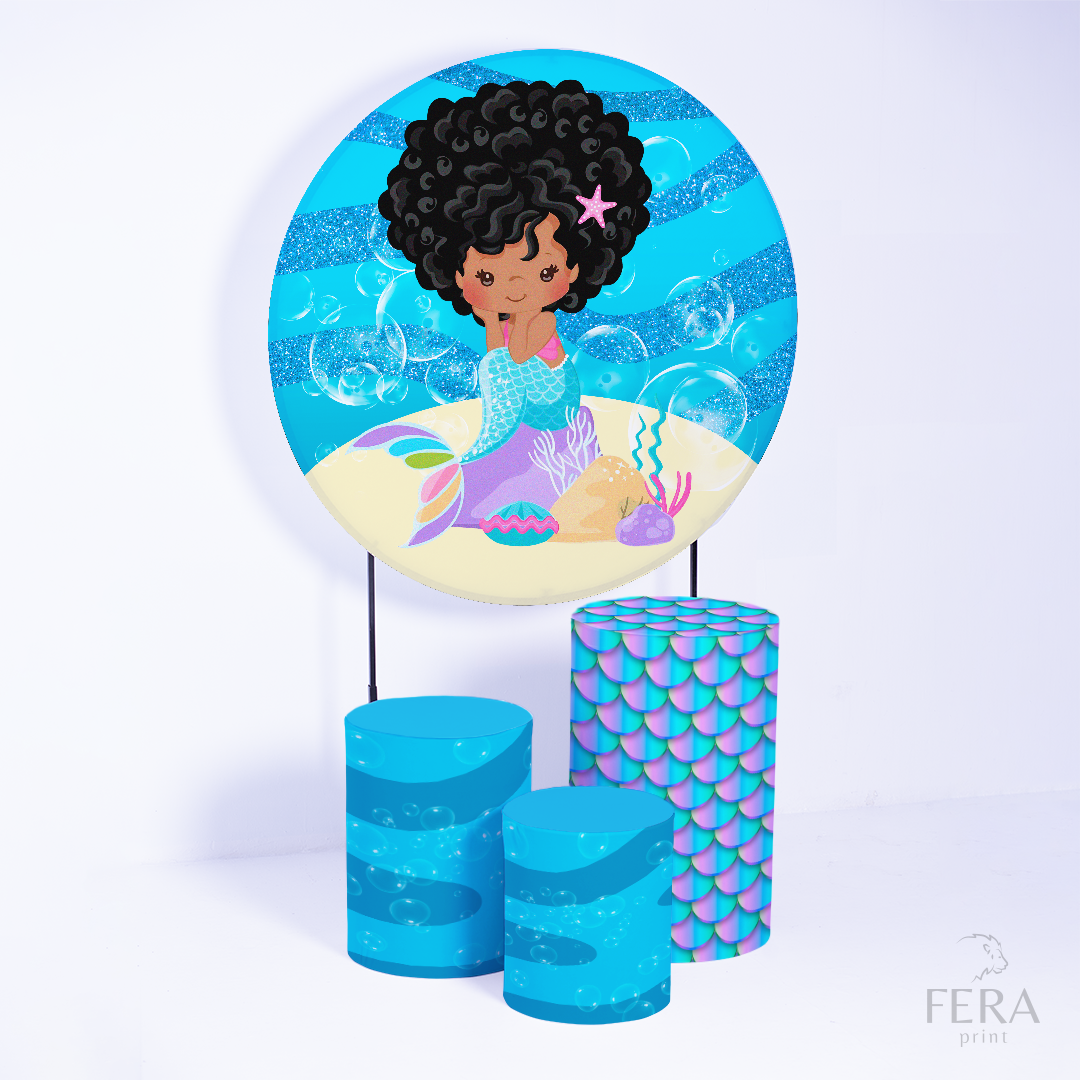 Kit Capa Cilindros + Capa Painel Sereia Sublimado