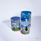 Kit Capa Cilindros + Capa Painel Ouriço Azul Sublimado