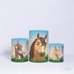 Kit Capa Cilindros + Capa Painel Cavalo e Menina Sublimado