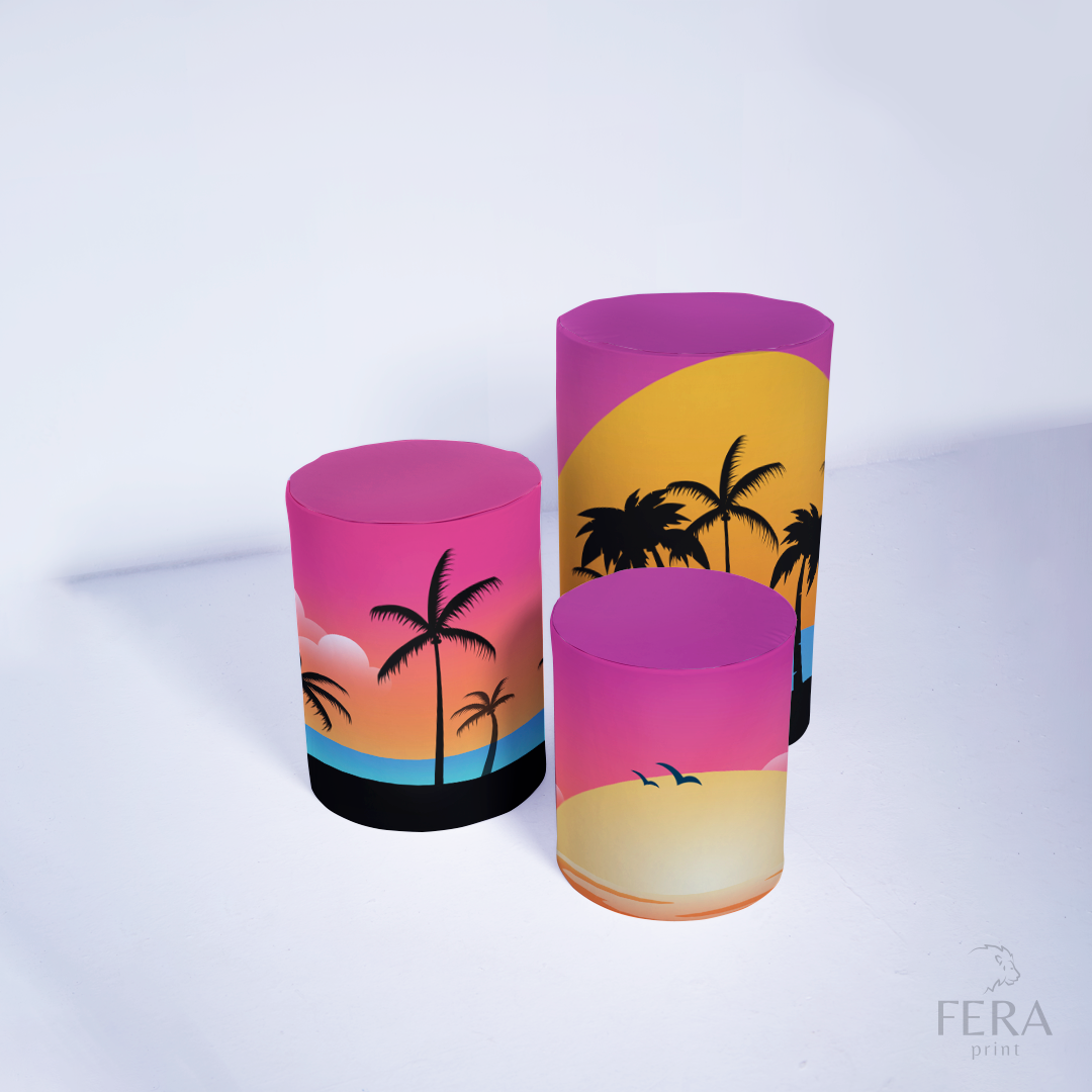 Kit Capa Cilindros + Capa Painel Tardezinha Sublimado