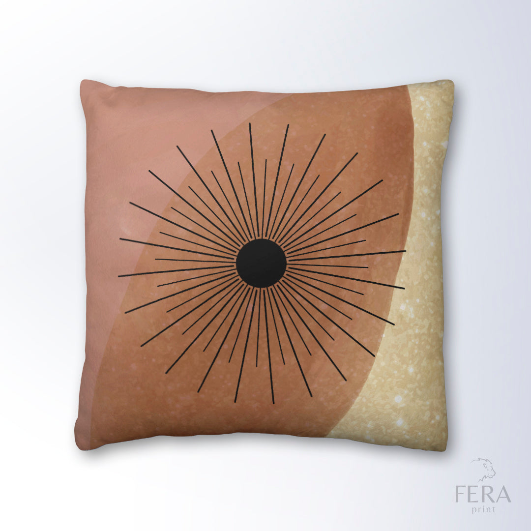Capa de Almofada Estampada Decorativa 35X35cm - Apenas 1 unidade