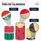 Kit Capa Cilindros + Capa  Painel Bela e a Fera Amarelo Sublimado