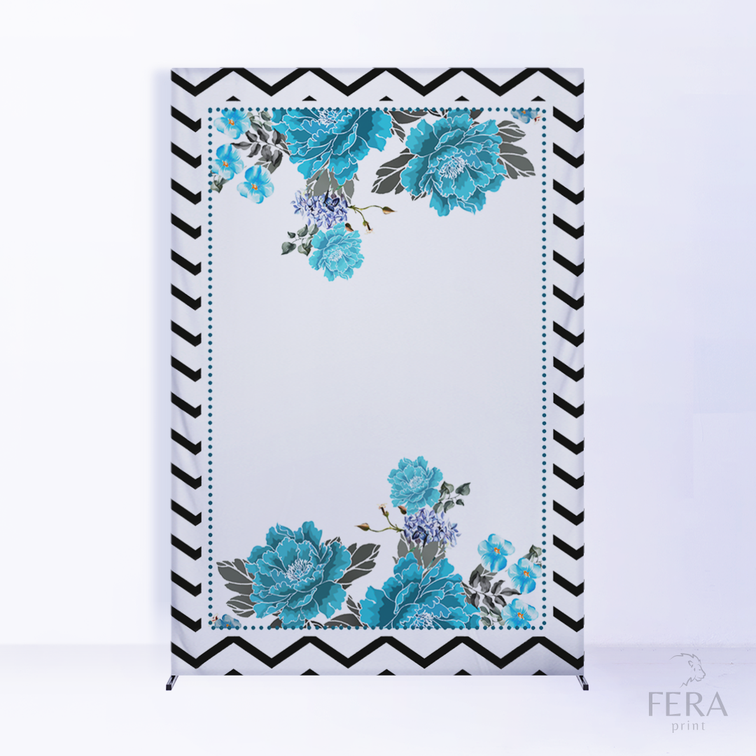 Painel Lateral 15 Anos Azul c/ Forro
