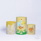 Kit Painéis + Trio Capa Cilindro Casado Abelha Sublimado