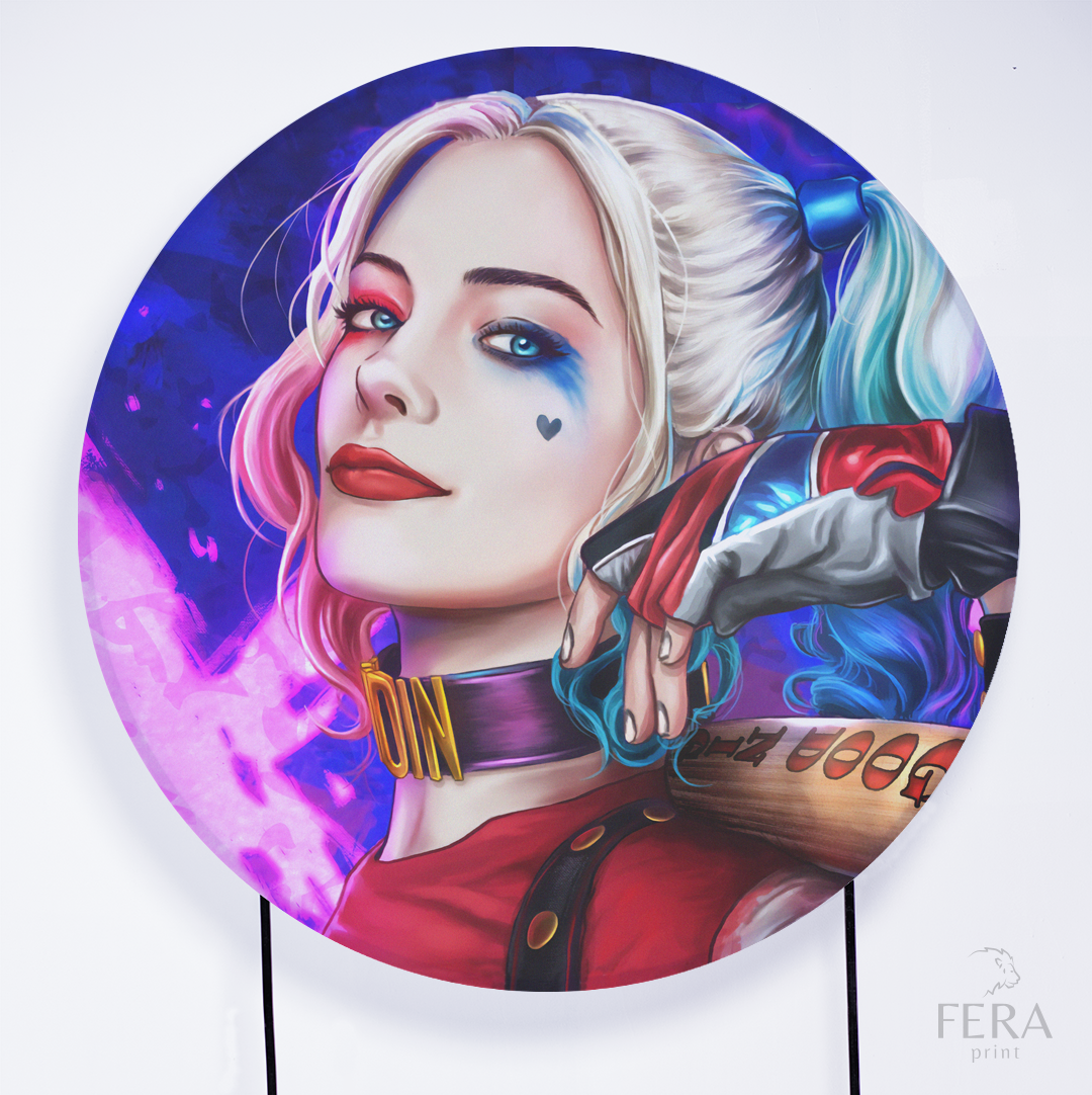 Painel Redondo Vilã Sublimado