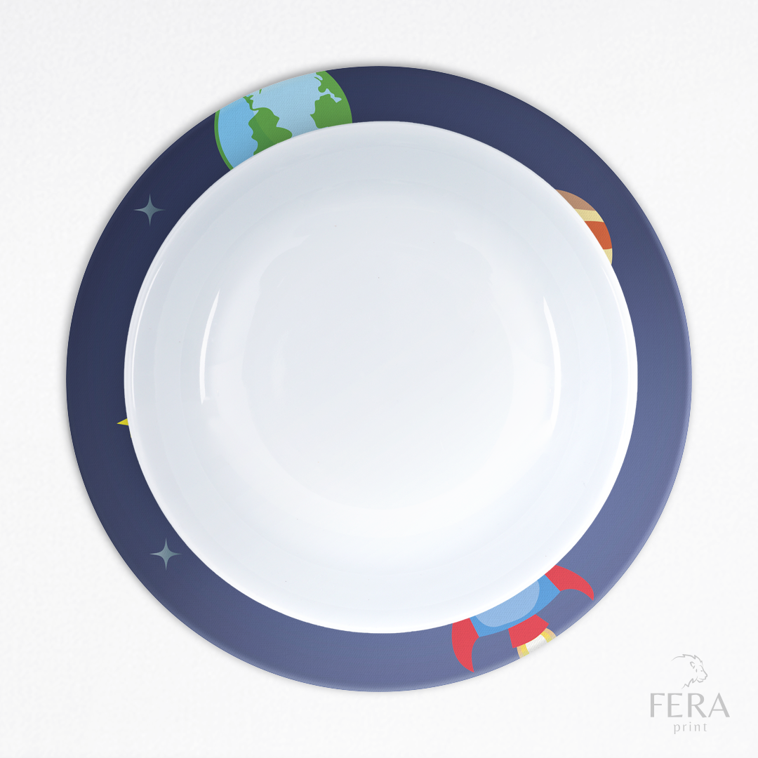 Kit 6 Capas de Sousplat Astronauta Sublimado