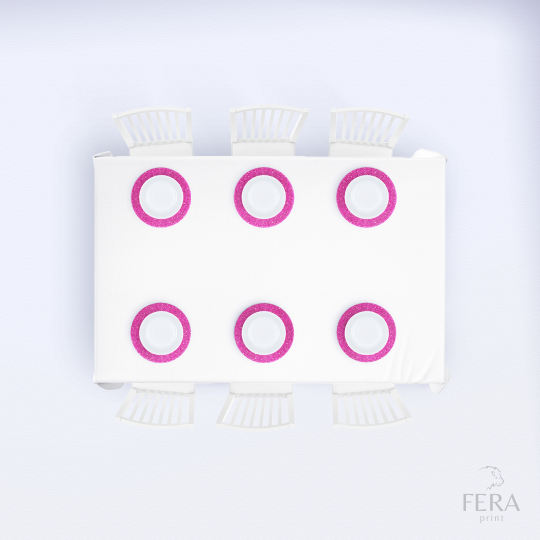 Kit 6 Capas de Sousplat Boneca Sublimado