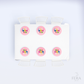 Kit 6 Capas de Sousplat Bebê Tubarão Rosa Sublimado