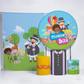 Kit Painéis + Trio Capa Cilindro Casado Bigode Sublimado