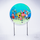 Painel Redondo Bob Azul Sublimado