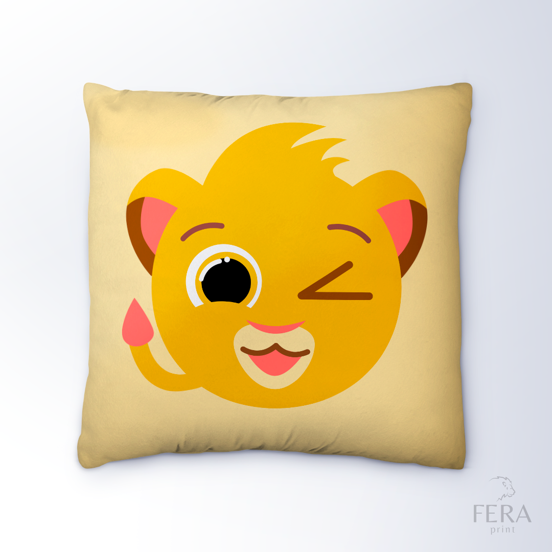 Almofada Estampada Decorativa 35X35cm - Apenas 1 unidade