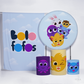 Kit Painéis + Trio Capa Cilindro Casado Bichinhos Sublimado
