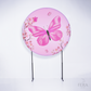 Kit Capa Cilindros + Capa Painel Borboleta Rosa Flores Sublimado
