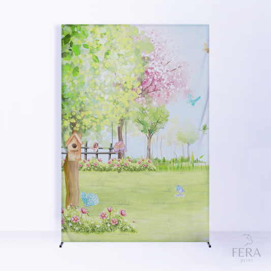 Painel Lateral Jardim Encantado c/ Forro