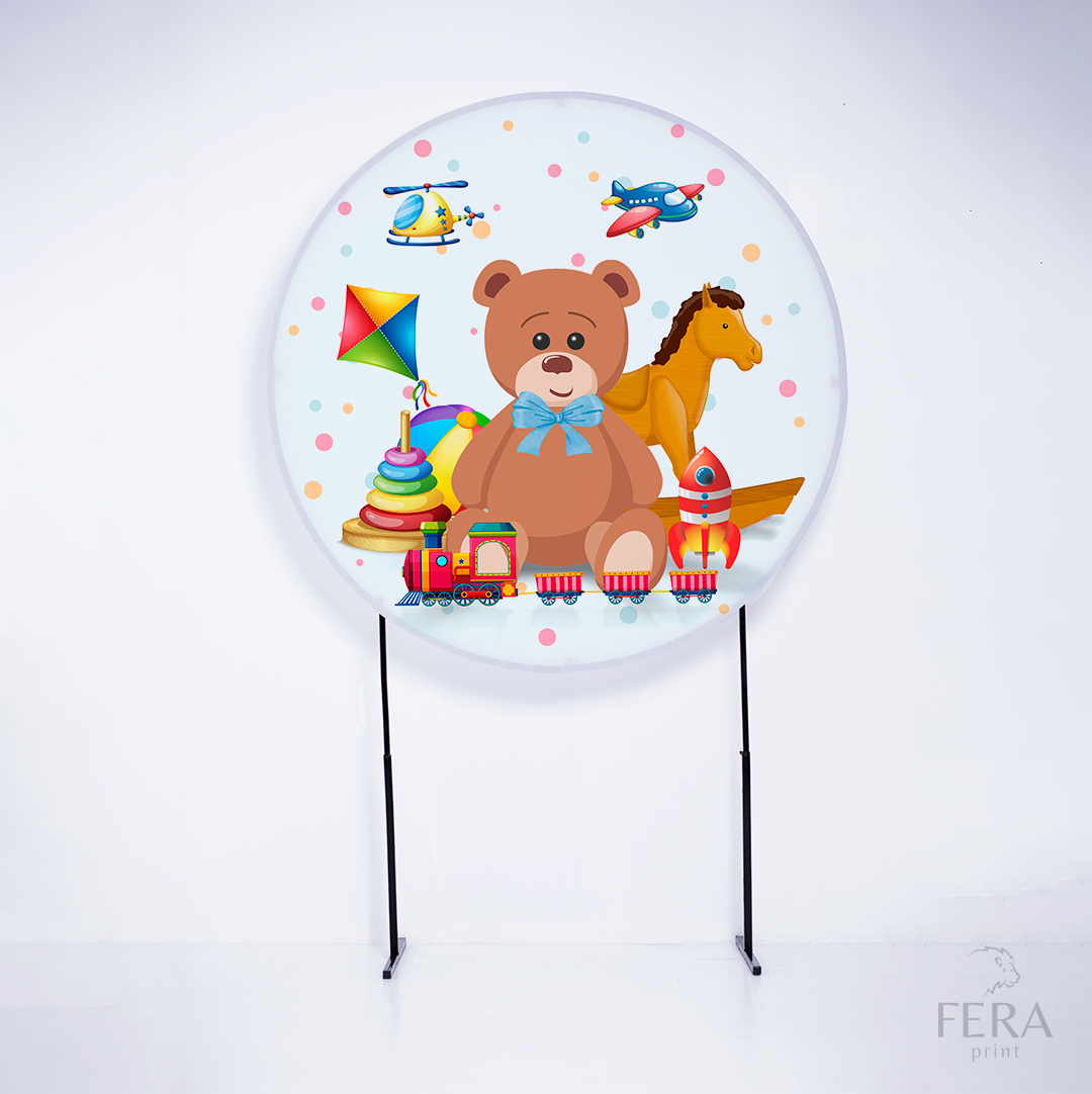 Kit Capa Cilindros + Capa Painel Brinquedos Sublimado