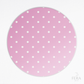 Kit 6 Capas de Sousplat Batizado Rosa Sublimado