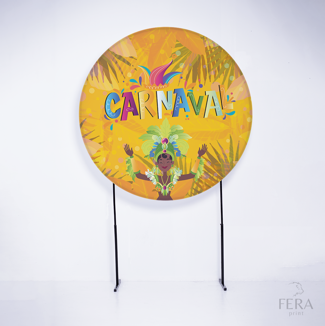 Kit Capa Cilindros + Capa Painel Carnaval Amarelo Sublimado