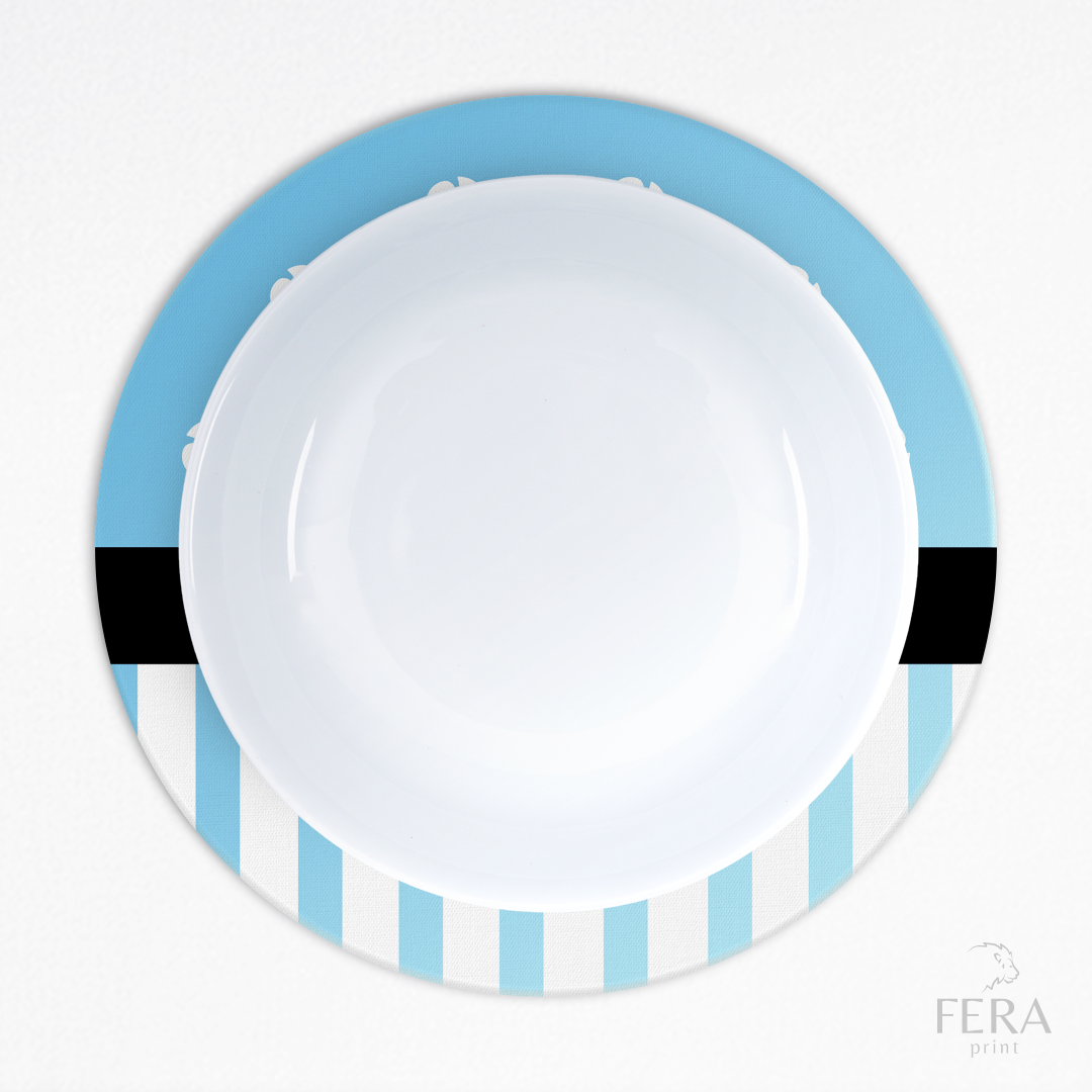 Kit 6 Capas de Sousplat Chefinho Sublimado