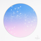 Kit 6 Capas de Sousplat Azul e Rosa Sublimado