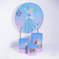 Kit Capa Cilindros + Capa Painel Princesa Sapatinho Sublimado