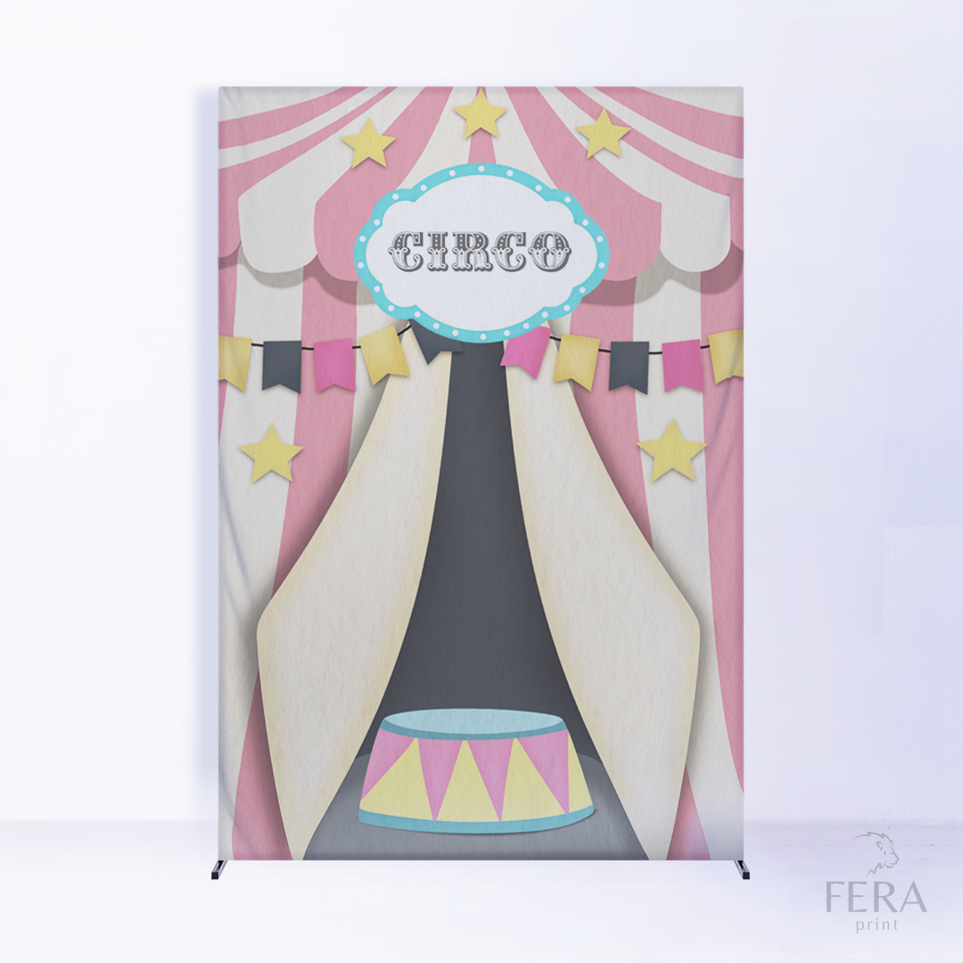 Painel Lateral Circo Tenda c/ Forro