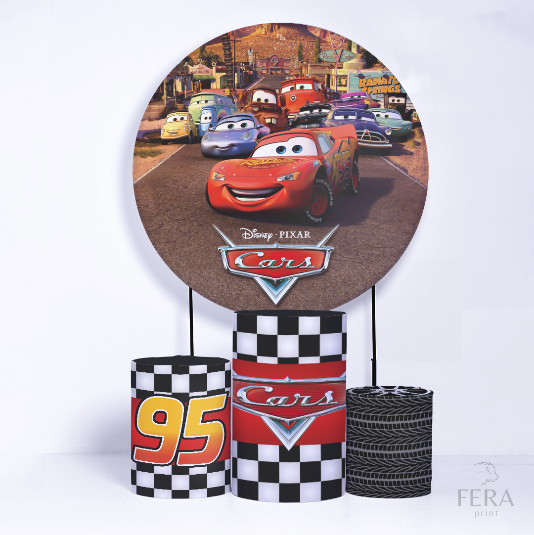 Kit Capa Cilindros + Capa Painel Carros Corrida Sublimado