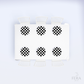 Kit 6 Capas de Sousplat Xadrez Sublimado