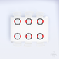 Kit 6 Capas de Sousplat Carros Xadrez Sublimado