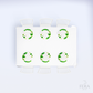 Kit 6 Capas de Sousplat Dino Baby Folhas Sublimado