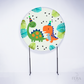 Painel Redondo Dino Baby  T-Rex Sublimado