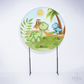 Painel Redondo Dino Baby Verde Sublimado