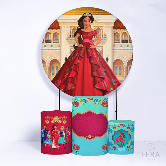 Kit Capa Cilindros + Capa Painel Princesa Latina Sublimado