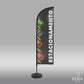 Wind Banner Estacionamento Face Dupla Somente a Bandeira