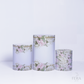 Kit Capa Cilindros + Capa Painel Floral Geometrico Sublimado