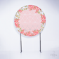 Kit Capa Cilindros + Capa Painel Floral Rosa Sublimado