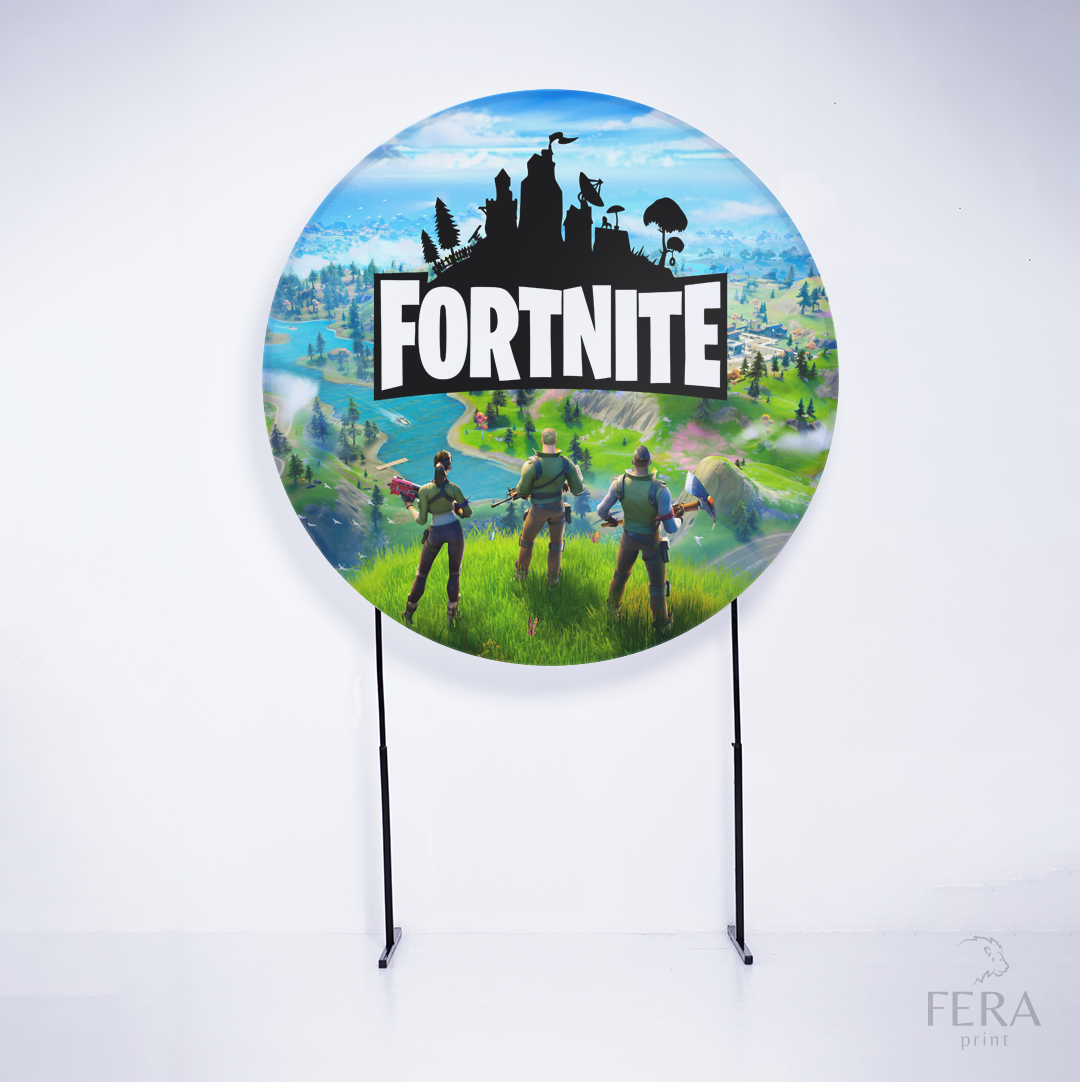 Painel Redondo Game Mapa Sublimado